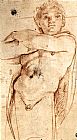 Lodovico Carracci Paintings - Atlante by Annibale Carracci